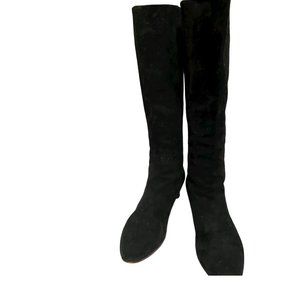 CHRISTIAN LOUBOUTIN MISS TACK SUEDE BOOTS